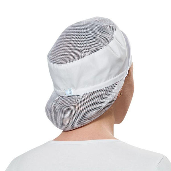 Женский головной убор с сеткой